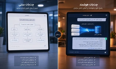 تفاوت چت بات ساده و دستیار هوشمند RAG؛ کدام برای کسب و کار شما مناسب است؟