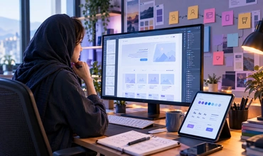 طراحی UI/UX حرفه ای در وبسایت چیست و چرا مهم است؟ (راهنمای عملی ۱۴۰۵)