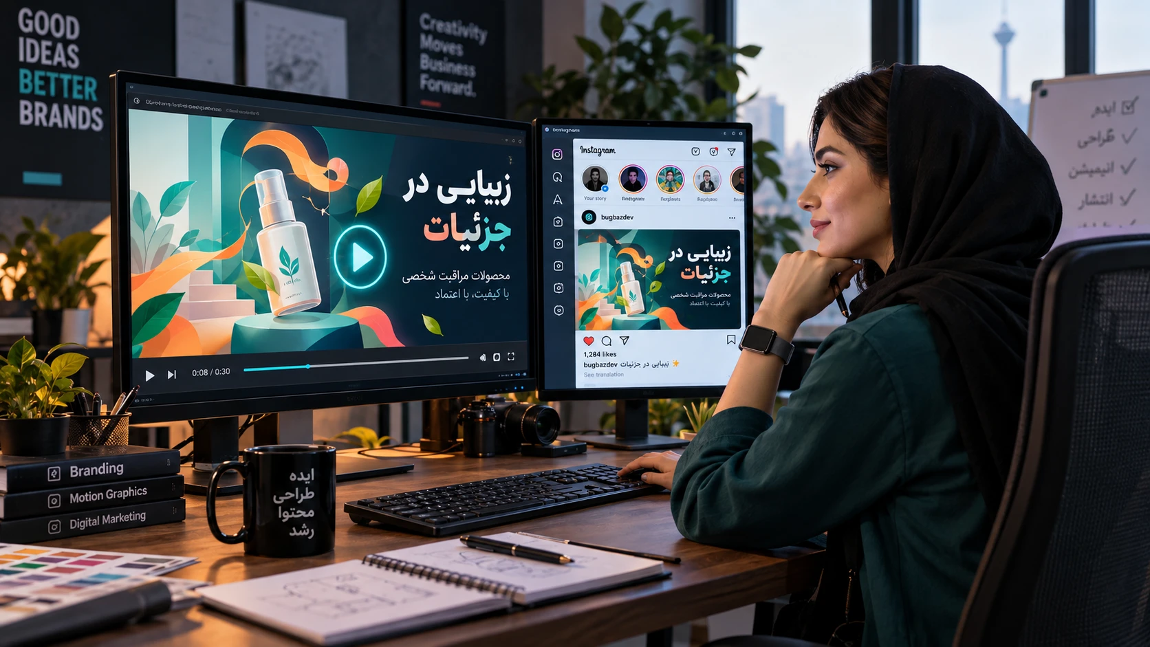 موشن گرافیک تبلیغاتی برای معرفی محصول در فضای مجازی