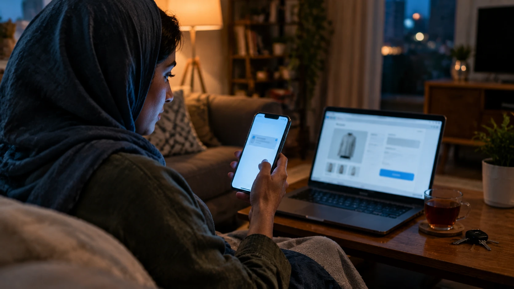 فرآیند ثبت سفارش و پرداخت در ربات فروش پیام رسان روی موبایل و لپ تاپ
